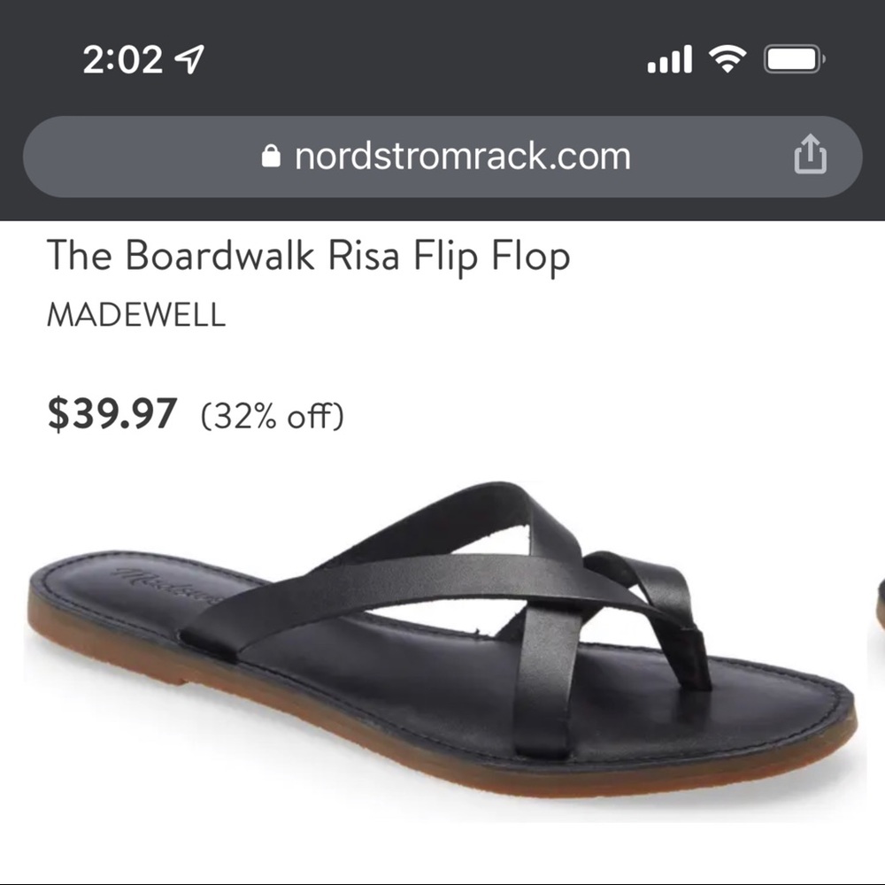 Madewell The Boardwalk Risa Flip Flop